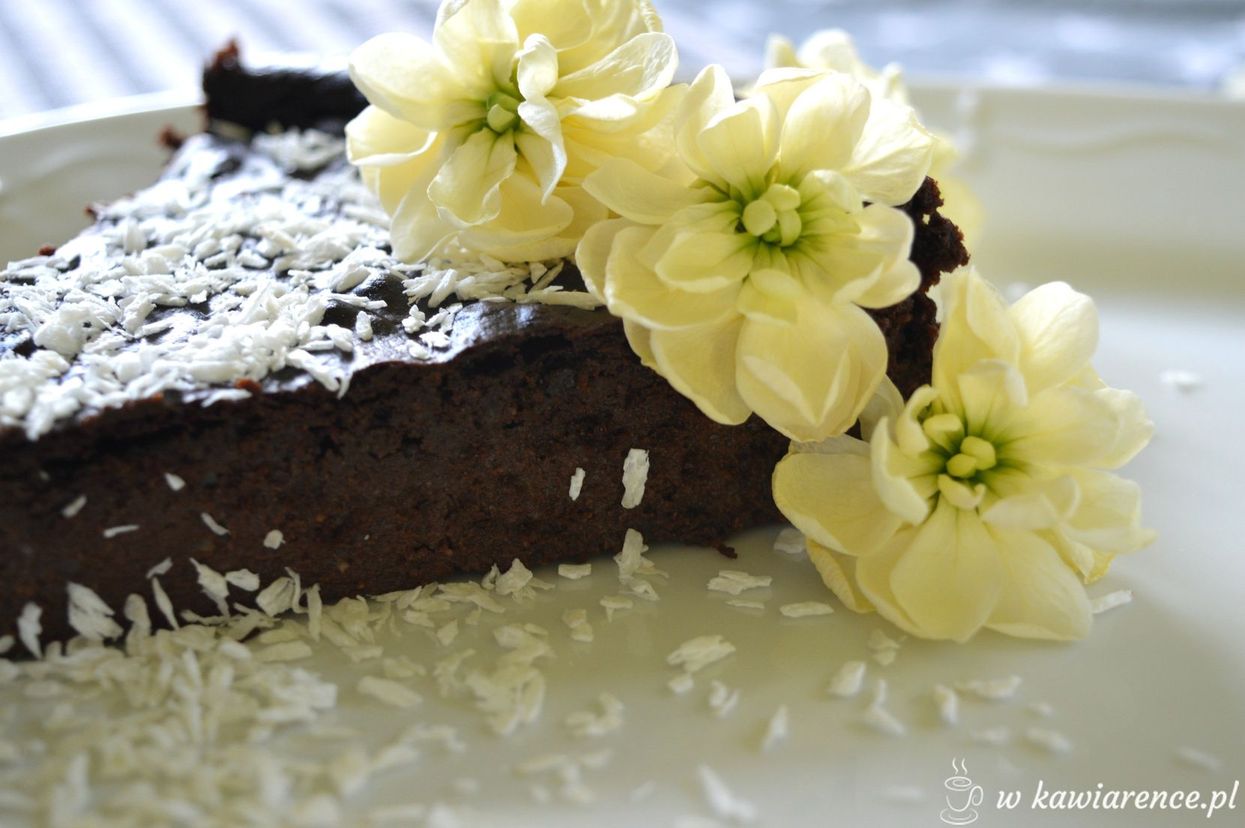 fit czekoladowe brownie z kaszy jaglanej