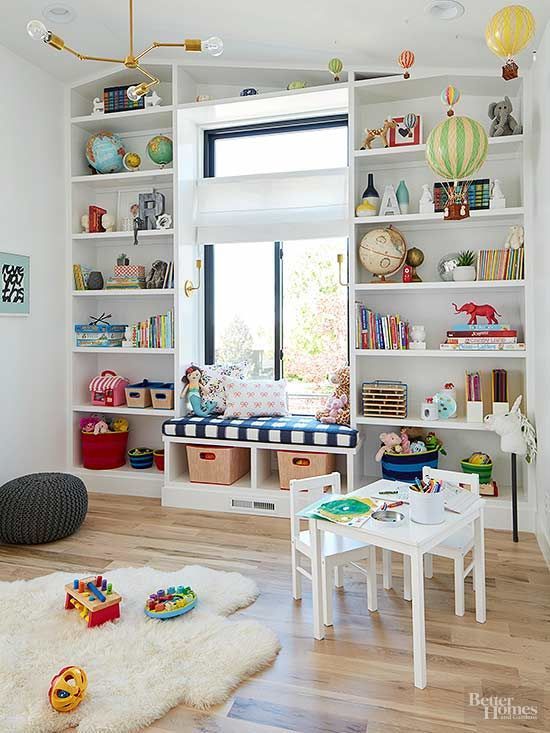 pokój dla dziecka - regały, półki do przechowywania
