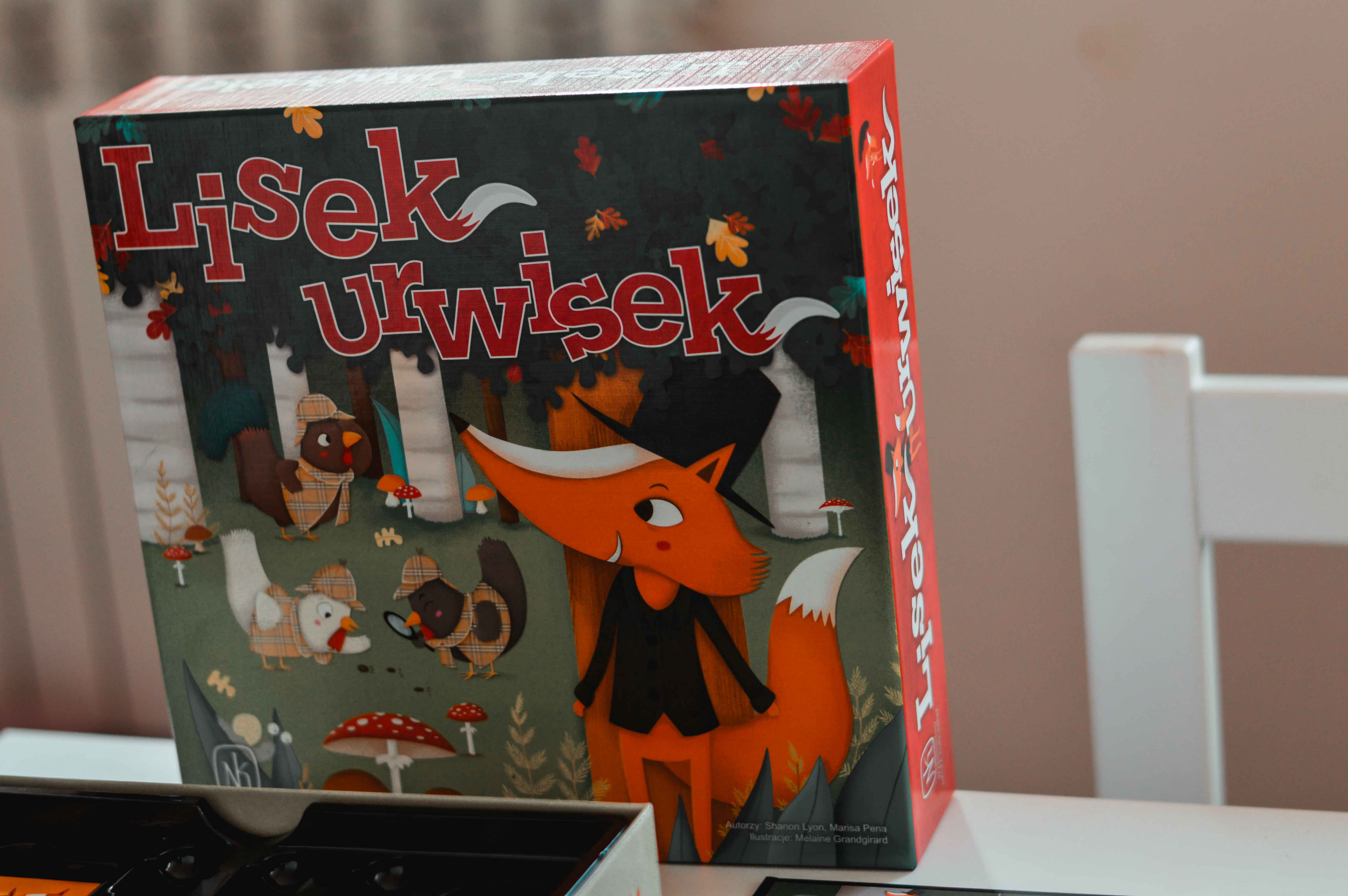 Lisek urwisek - gra planszowa dla 6 latka