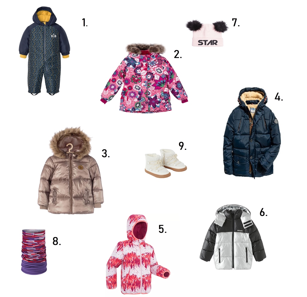 kurtki dziecięce na zimę - Smyk Zara H & M Coccodrillo Decathlon Lidl 5 10 15
