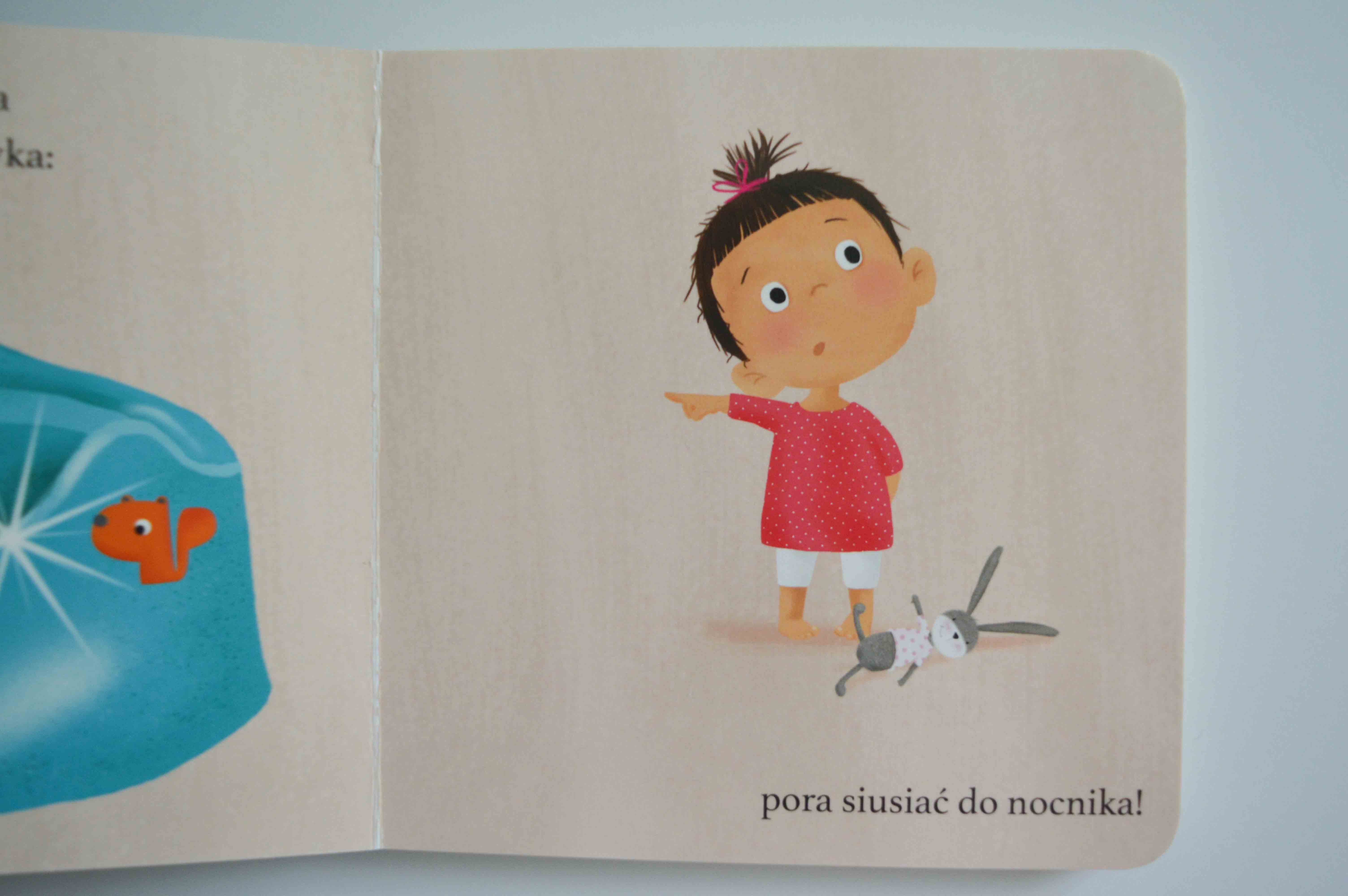 Nauka sikania do nocnika - oduczanie dziecko pieluchy - odpieluchowanie - książka dla 2 latka