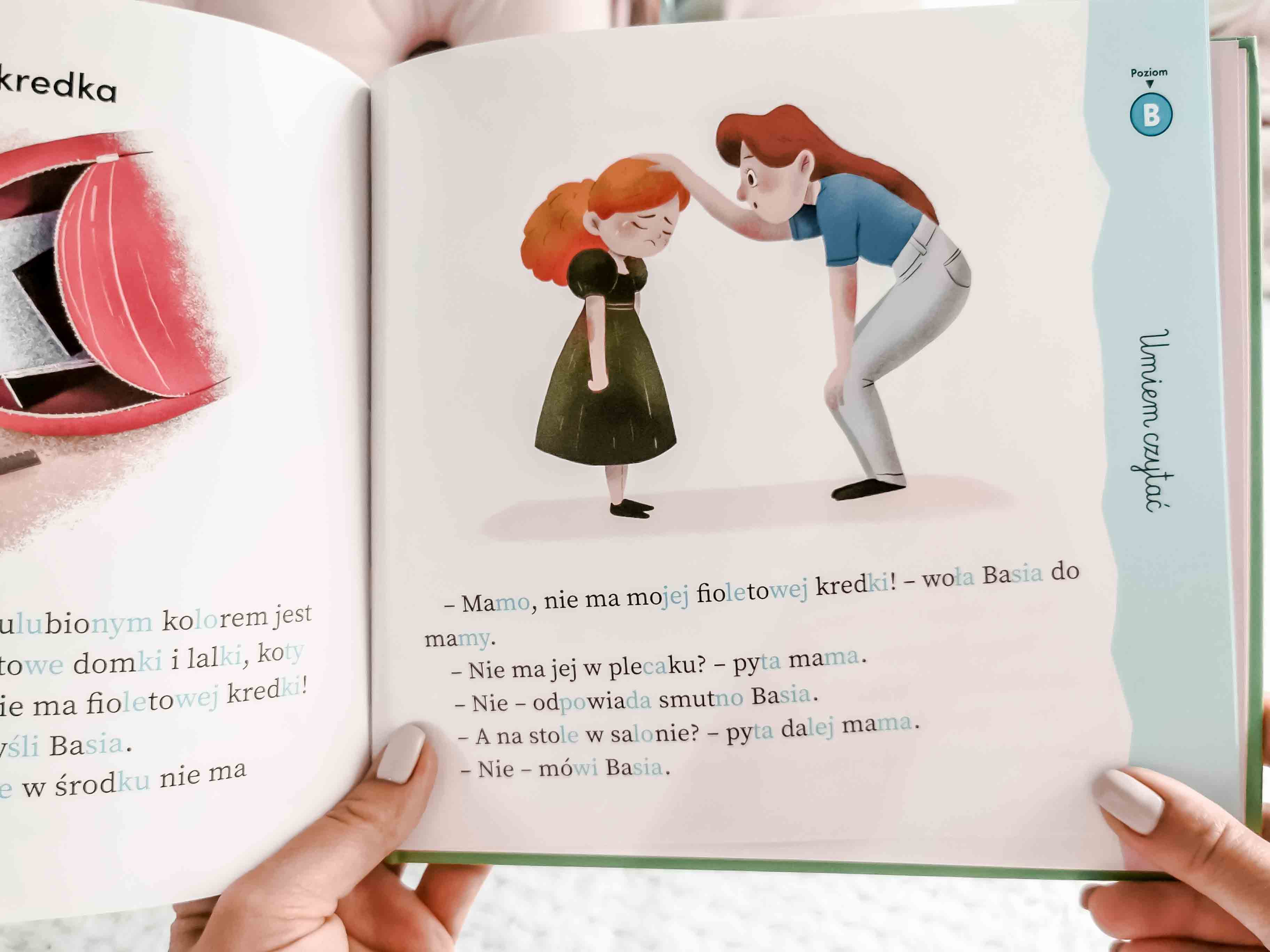 Elementarz do nauki czytania metodą sylabową - książka dla dzieci z desleksją
