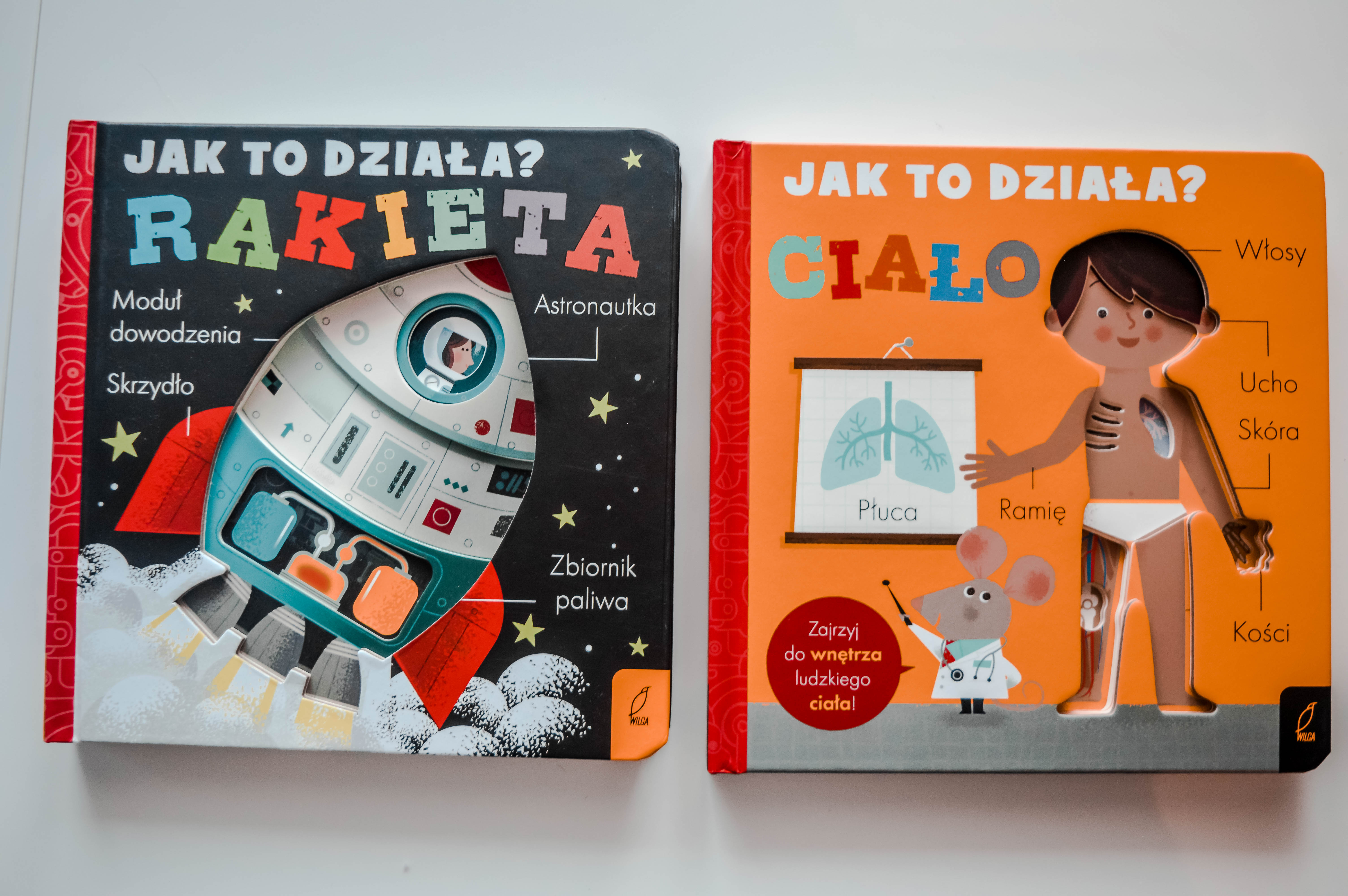 Najlepsze książeczki o ciele człowieka i kosmosie z okienkai dla dzieci 5 lat - książki edukacyjne dla przedszkolaka