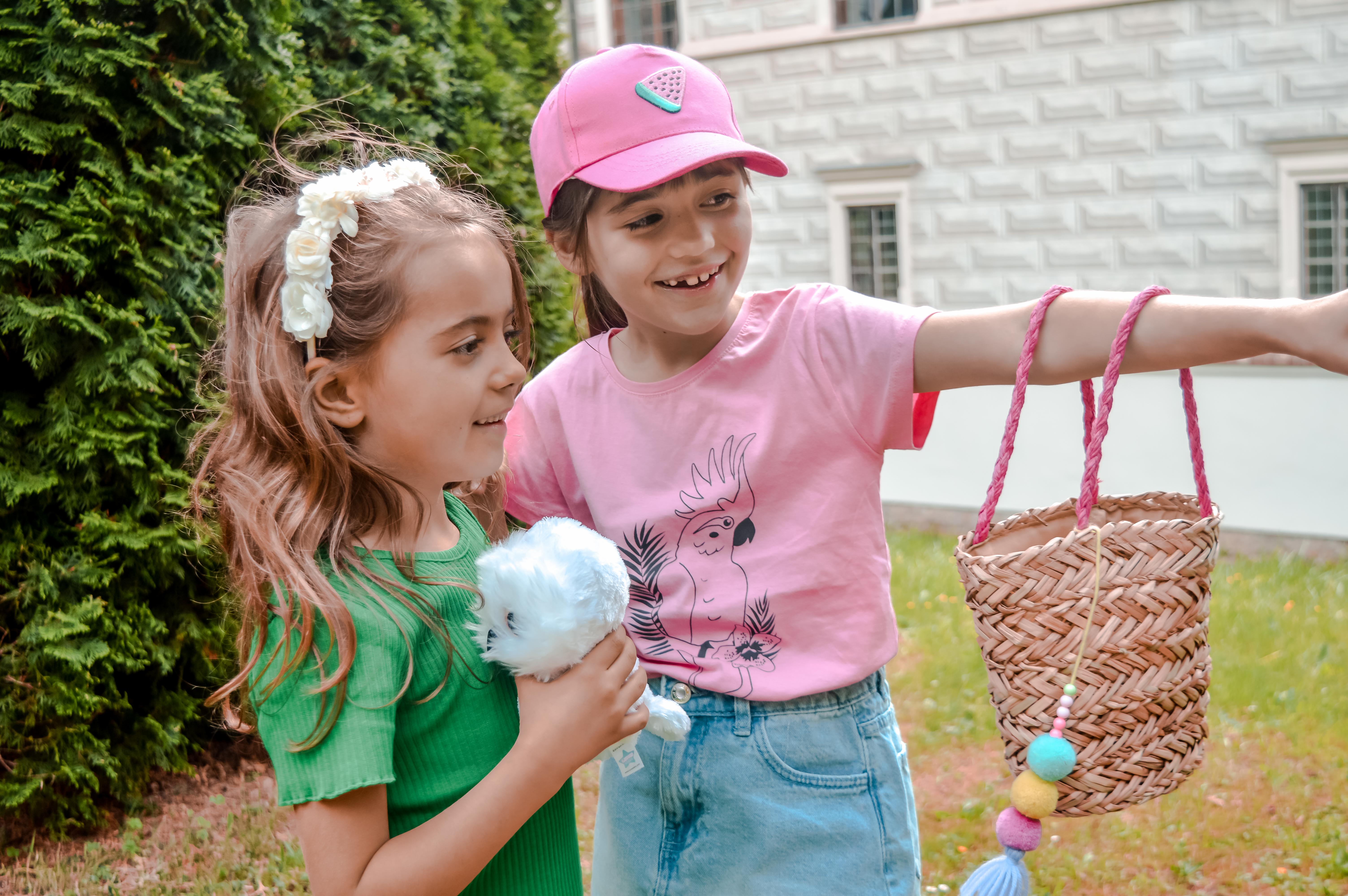 SMYK Cool Club różowa koszulka z papuga dla dziewczynki 5 - 10 lat rozmiar 116 - 140 cm 