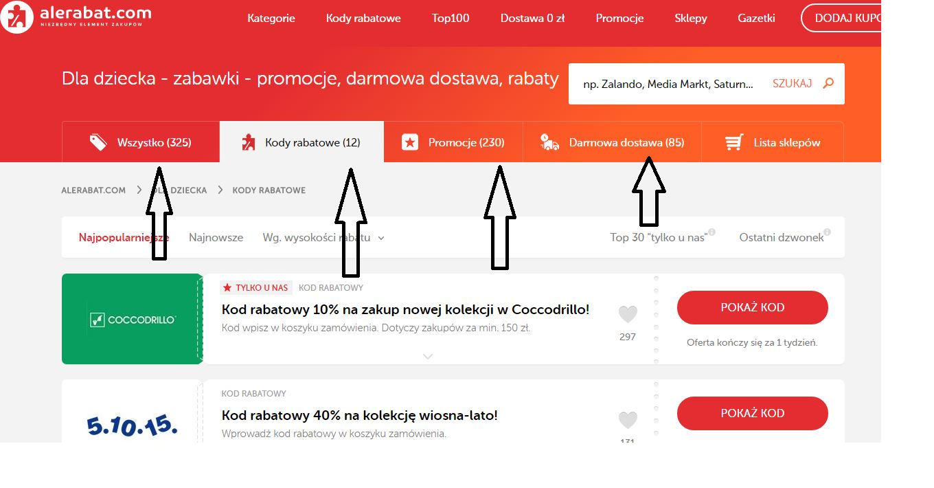 kupony rabatowe