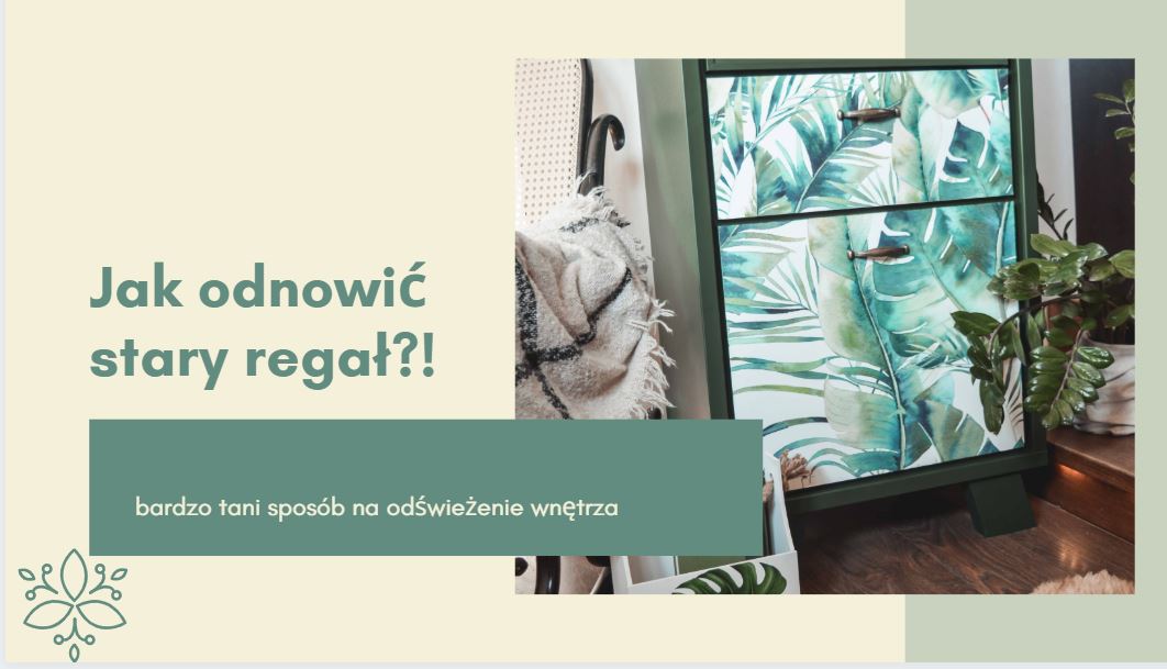 jak odnowić stary regał