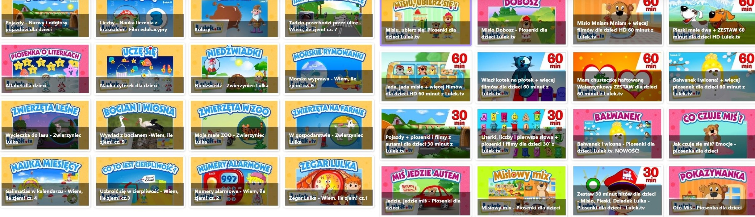 platforma edukacyjna dla przedszkolaka nauka poprzez zabawę zabawy online od 2 lat