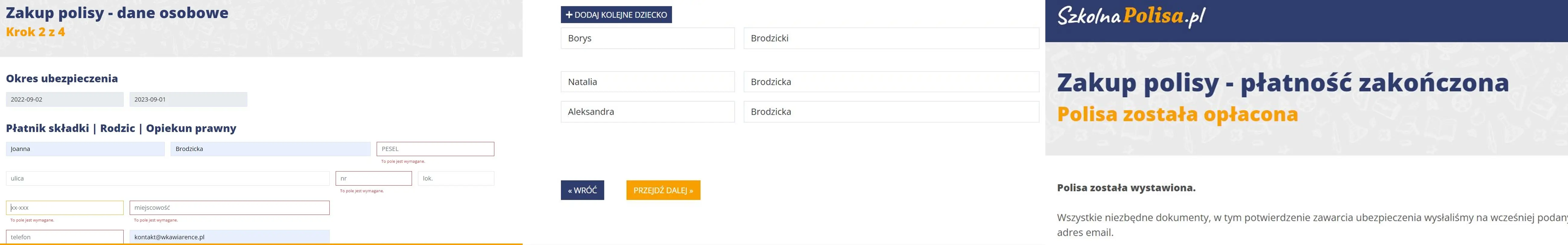 polisa szkolna na dziecko - gdzie kupic ubepzieczenie NNW na dziecko w wieku przedszkolnym i szkolnym