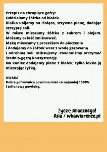 błyskawiczny przepis na puszyste gofry do druku 
