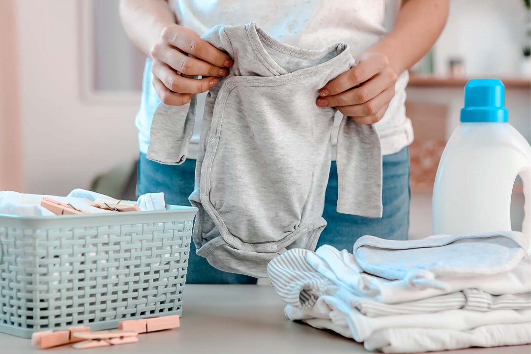Pranie ubranek dla noworodka