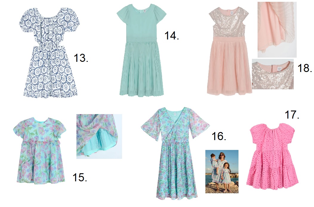letnia sukienka 9 latka smyk Letnie bardzo eleganckie sukienki dla mamy i córki dla 5 latki 9 latki nastolatki