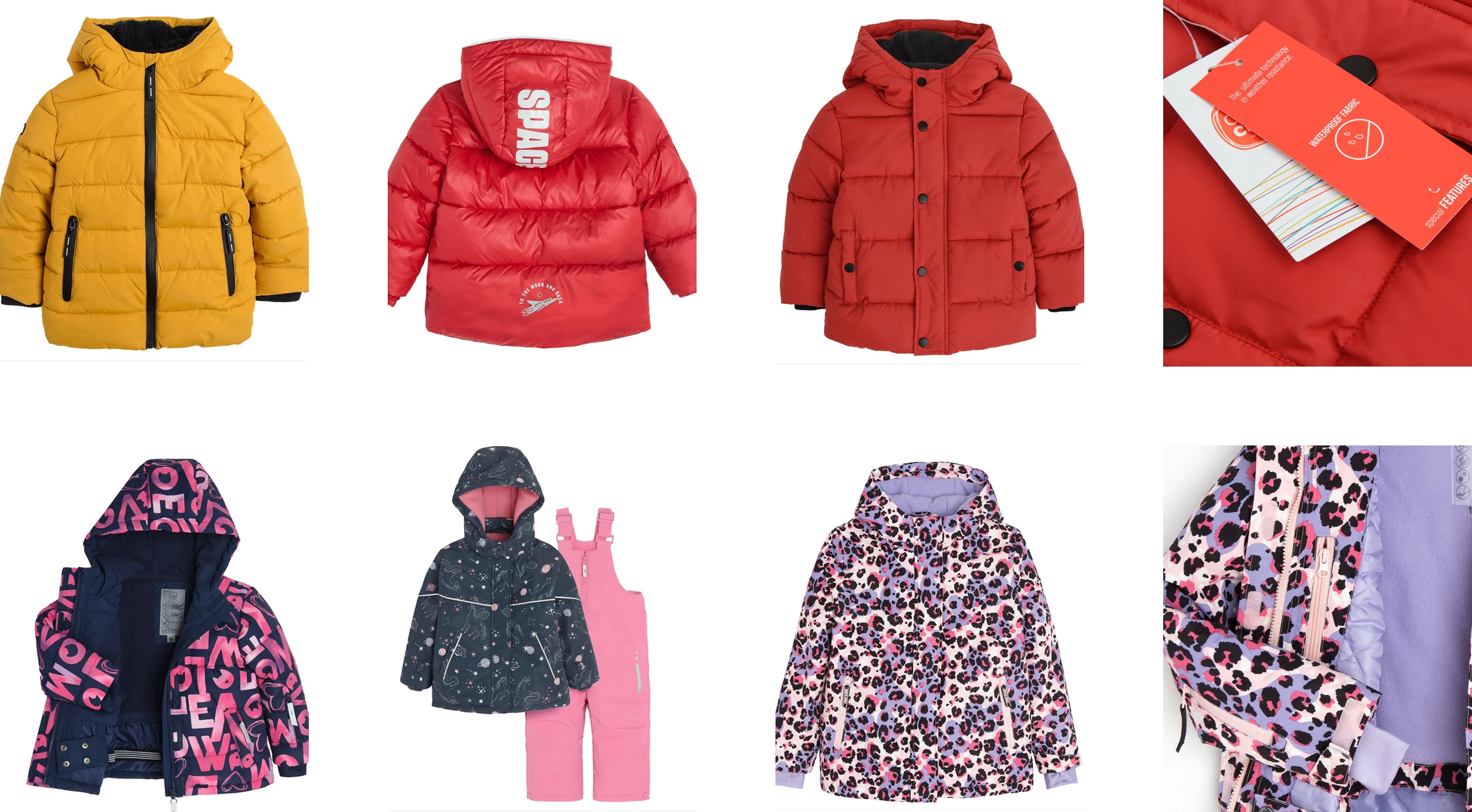 kurtki dla dzieci SMYK w soczystych kolorach - kurtki w intensywnych kolorach - kolorowe narciarskie kurtki dla dzieci SMYK