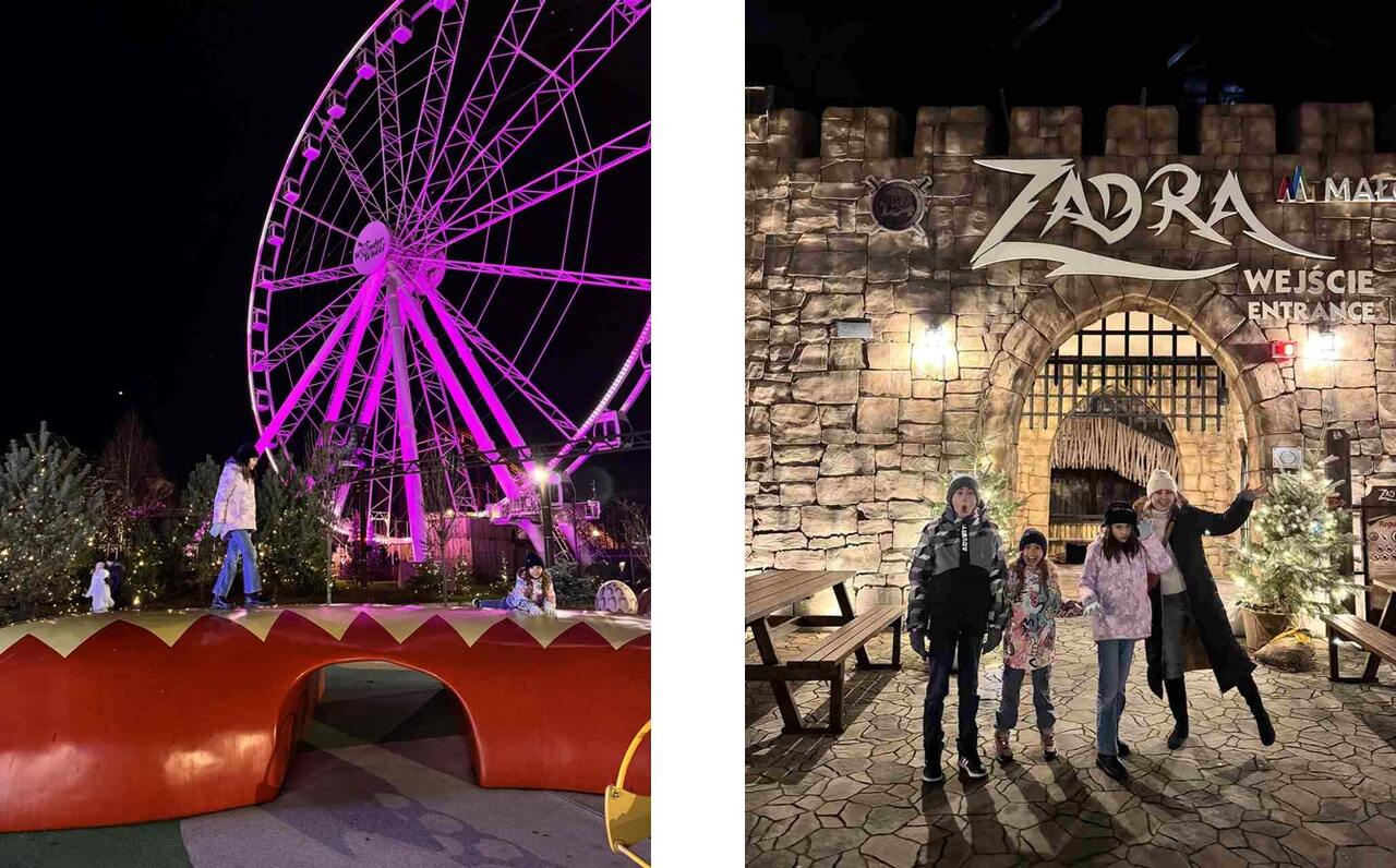 Energylandia zimą - czy warto jaka rozrywk dla dzieci zimą w małopolsce i na podkarpaciu ciekawe miejsca zimą dla dzieci Zator Energylandia Małopolska